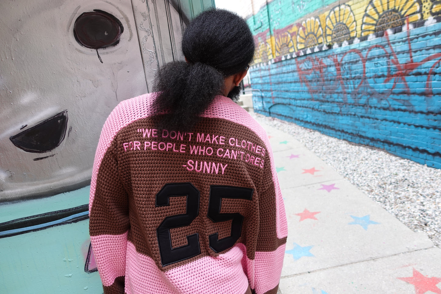 Knit Hockey Jersey T.scott Brown/ Cam'ron pink